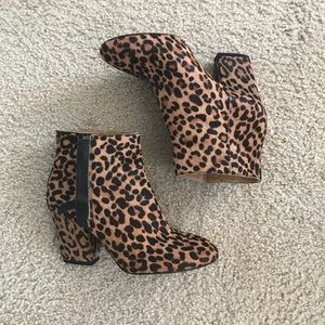Leopard Print Booties